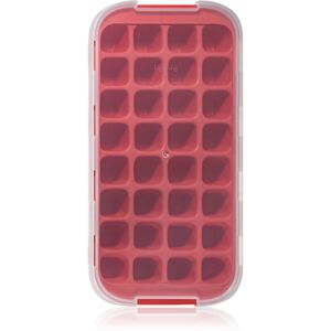 Lekue Industrial Ice Cube Tray with Lid moule en silicone pour la glace coloration Red 1 pcs