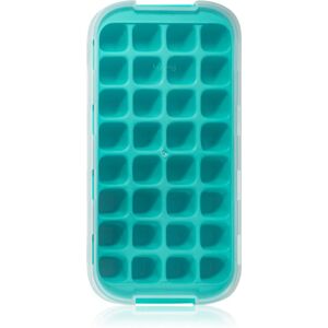 Lekue Industrial Ice Cube Tray with Lid moule en silicone pour la glace coloration Turquoise 1 pcs