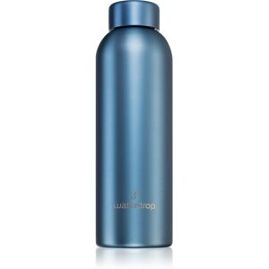 Waterdrop Thermo Steel Metal gourde en inox coloration Blue Brushed