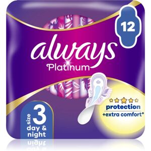 Always Platinum Night Size 3 serviettes hygiéniques pour la nuit 12 pcs