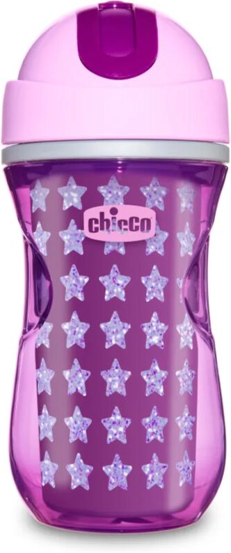 Chicco Sport Pink gourde isotherme avec paille 14m+ 266 ml