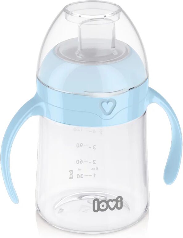 LOVI First Cup tasse avec supports Blue 6m+ 150 ml