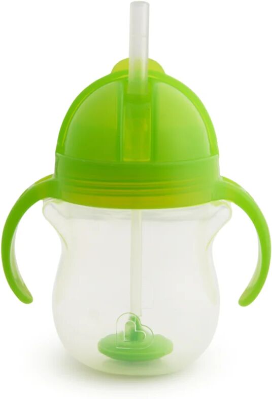 Munchkin Click Lock? Tip & Sip tasse avec paille Green 6 m+ 207 ml