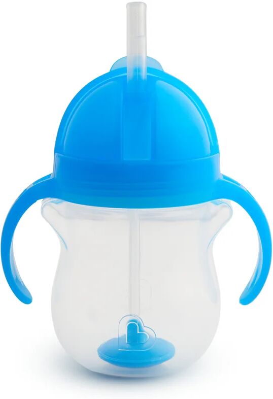 Munchkin Click Lock? Tip & Sip tasse avec paille Blue 6 m+ 207 ml