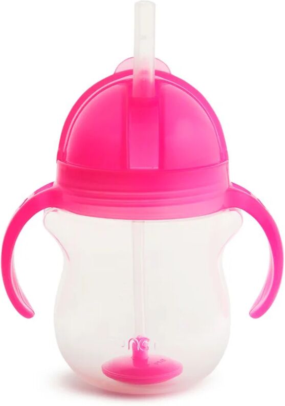 Munchkin Click Lock? Tip & Sip tasse avec paille Pink 6 m+ 207 ml