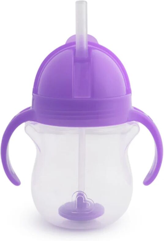 Munchkin Click Lock? Tip & Sip tasse avec paille Purple 6 m+ 207 ml