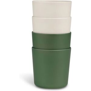 Citron Bio Based Cups Set tasse Green/Cream 4 pcs