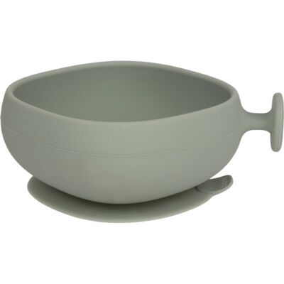 Assiette en silicone avec ventouse et couvercle - Accessoires pour bébés - Publicité Assiette en silicone avec ventouse et couvercle - Accessoires pour bébés - Publicité