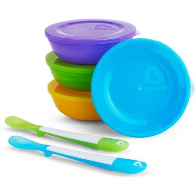 Munchkin Love-a-Bowls service de table pour enfant 6 m+ 1 pcs - Publicité Munchkin Love-a-Bowls service de table pour enfant 6 m+ 1 pcs - Publicité