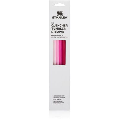 Stanley The Quencher Tumbler Straws paille de rechange 1180 ml Pink 4 pcs - Publicité Stanley The Quencher Tumbler Straws paille de rechange 1180 ml Pink 4 pcs - Publicité