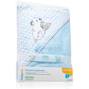 BabyOno Towel Bamboo serviette avec capuche en bambou Blue 100x100 cm