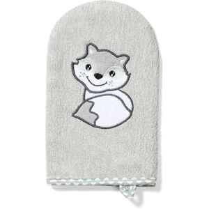 BabyOno Facecloth Bamboo gant de toilette Grey 1 pcs