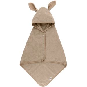 BIBS Kangarooo Hoodie Towel serviette avec capuche Vanila 65 x 65 mc 1 pcs