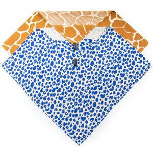 KLRK Home Wild Color Leopard&Giraffe; serviette avec capuche 80x80 cm 2 pcs