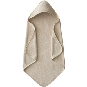 Mushie Baby Hooded Towel serviette avec capuche Fog 1 pcs