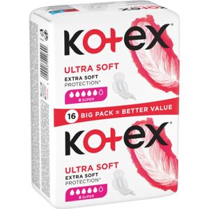 Kotex Ultra Soft Super serviettes hygieniques 16 pcs