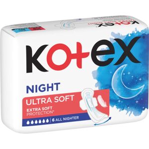 Kotex Ultra Soft Night serviettes hygieniques 6 pcs