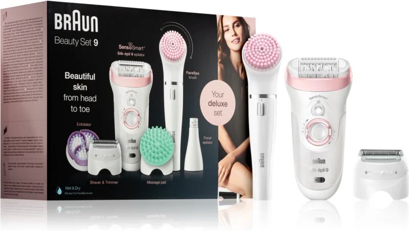 Braun Silk-épil 9 S9995 épilateur avec une brosse nettoyante