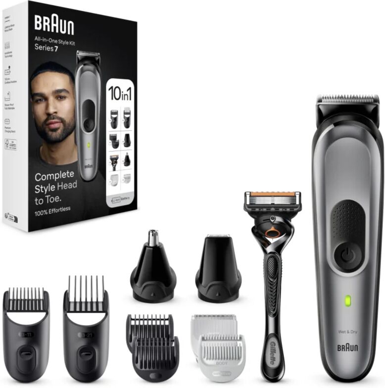 Braun All-In-One Series MGK7420 tondeuse multifonction pour cheveux, barbe et corps 1 pcs