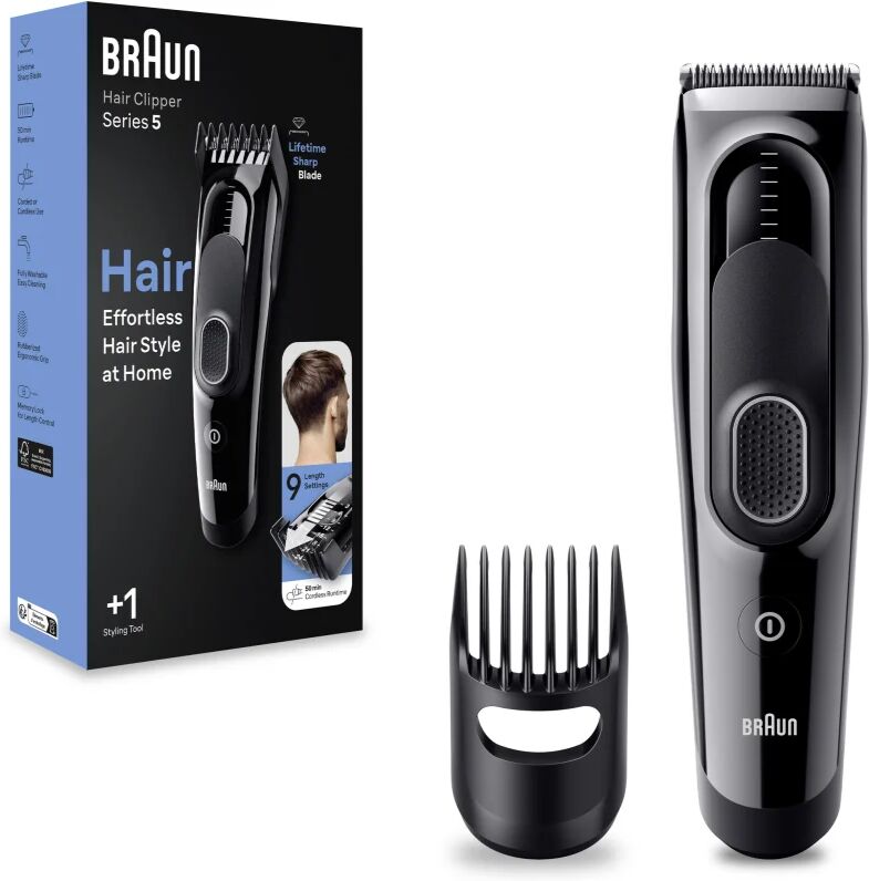 Braun Series 5 HC5310 tondeuse cheveux aux embouts rechargeables