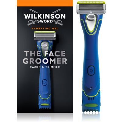 Wilkinson Sword Hydro5 The Face Groomer tondeuse et rasoir pour rasage humide - Publicité Wilkinson Sword Hydro5 The Face Groomer tondeuse et rasoir pour rasage humide - Publicité