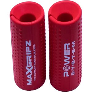 Power System Mx Gripz grips de musculation pour haltère coloration Red XL 2 pcs