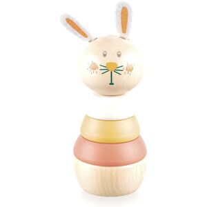 Zopa Wooden Rings Toy animal animaux à empiler en bois Rabbit 1 pcs