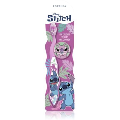 Disney Stitch Toothbrush with Cap brosse à dents pour enfant 3 y+ 1 pcs - Publicité Disney Stitch Toothbrush with Cap brosse à dents pour enfant 3 y+ 1 pcs - Publicité