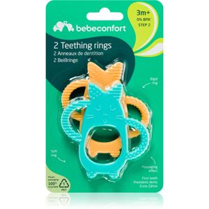Bebeconfort 2 Teething Rings jouet de dentition 3 m+ 2 pcs