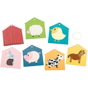 Janod Tactile Cards jouet d’activité Farm 12 m+ 6 pcs