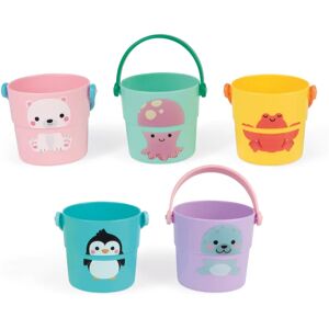 Janod Bath Toy Activities Buckets seau d’eau 10 m+ 5 pcs