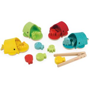 Janod Colour Sorting Game Whale jeu de formes en bois 2-5 y 17 pcs