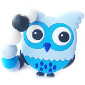 KidPro Teether Owl Blue jouet de dentition 1 pcs