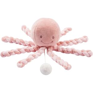 NATTOU Cuddly Octopus PIU PIU jouet en peluche avec mélodie Lapidou Old Pink / Light Pink 0 m+ 1 pcs