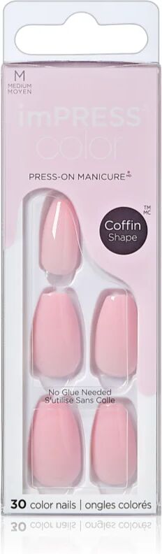 Kiss imPRESS Color Medium Faux ongles Pink Dream 30 pcs