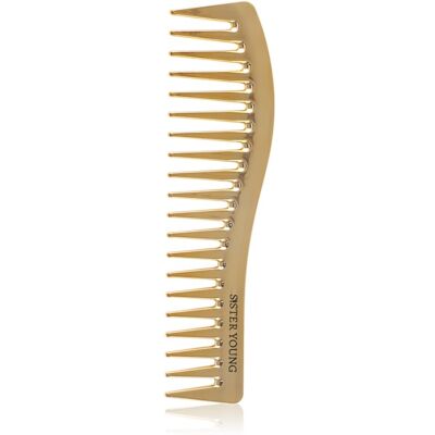Sister Young ZURI peigne pour cheveux Gold 1 pcs - Publicité Sister Young ZURI peigne pour cheveux Gold 1 pcs - Publicité