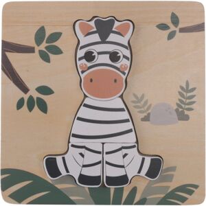 Zopa Wooden Puzzle Small puzzle en bois Zebra 1 pcs - Publicité Zopa Wooden Puzzle Small puzzle en bois Zebra 1 pcs - Publicité