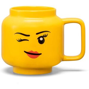 Lego Grande tasse en céramique Fille au clin d'ail - Publicité