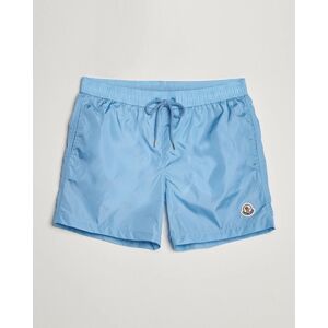 Moncler Nylon Swim Shorts Light Blue