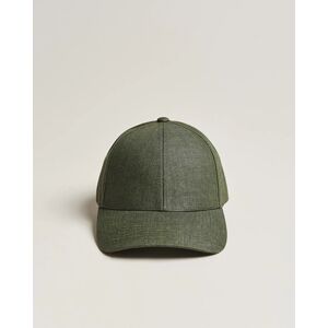 Varsity Headwear Linen Baseball Cap French Olive