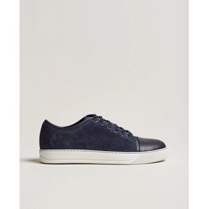 Lanvin Nappa Cap Toe Sneaker Navy