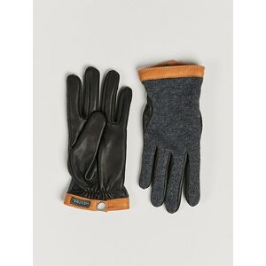 Hestra Deerskin Wool Tricot Glove Grey/Black