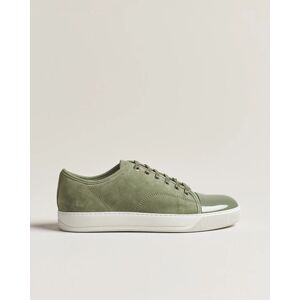 Lanvin Patent Cap Toe Sneaker Green