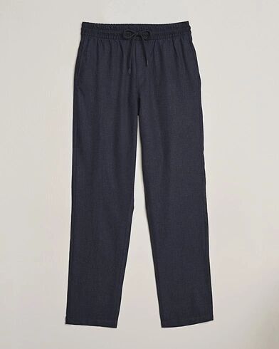 Les Deux Patrick Linen Pants Dark Navy