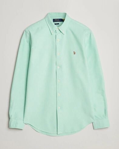 Polo Ralph Lauren Slim Fit Oxford Button Down Shirt Classic Kelly