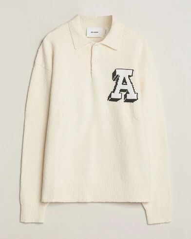 Axel Arigato Team Knitted Polo Off White