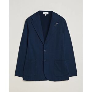 Lardini Knitted Cotton Blazer Navy