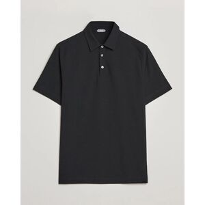 Zanone Ice Cotton Polo Black