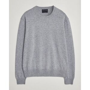 Filippa K 93 Knitted Lambswool Crew Neck Sweater Grey Melange