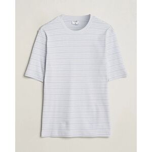 Filippa K Striped Rib T-Shirt Mist Blue/White